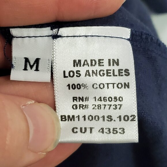 Buck Mason Mens Short Sleeve T Shirt Size M Blue Classic Everyday Minimalist - Picture 5 of 14